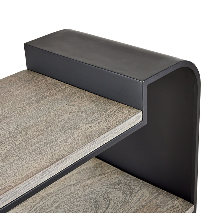 Arteriors FGI04 Bookshelf, Smoke/Blackened Bronze