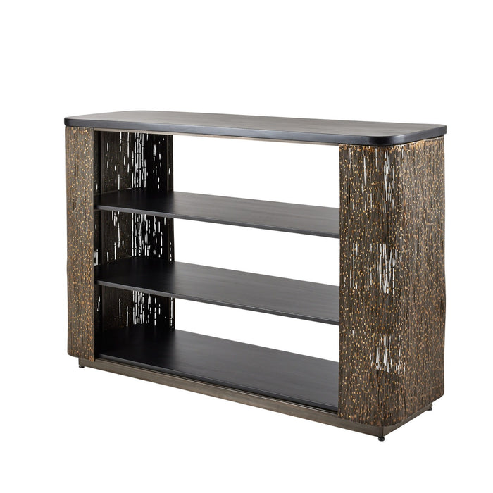 Arteriors FGI05 Bookshelf, Natural/Antique Brass