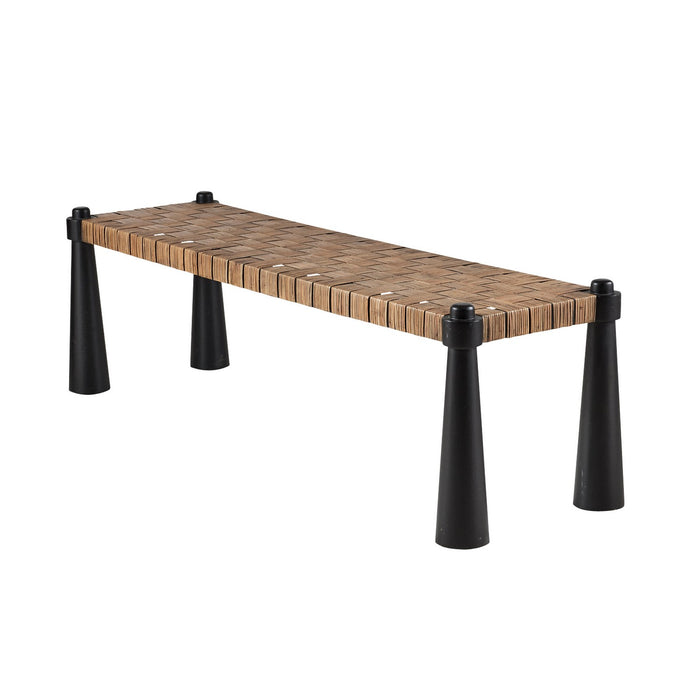 Arteriors FHS03 Bench, Tobacco Wash/Sable