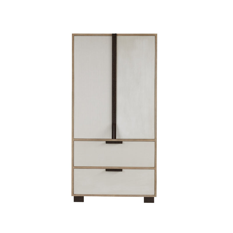 Arteriors FNS12 Cabinet, Beige/Smoke/Bronze