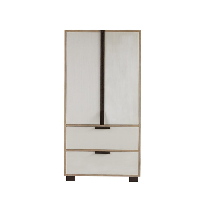 Arteriors FNS12 Cabinet, Beige/Smoke/Bronze