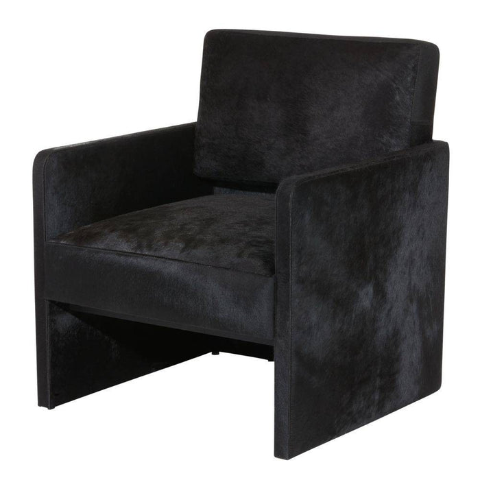 Arteriors FRI14 Lounge Chair, Black