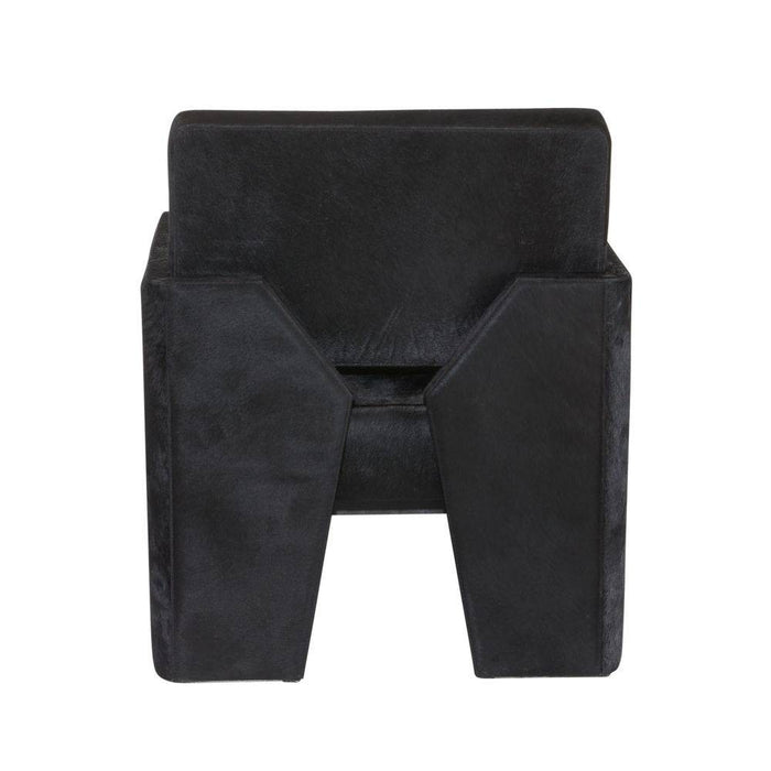 Arteriors FRI14 Lounge Chair, Black