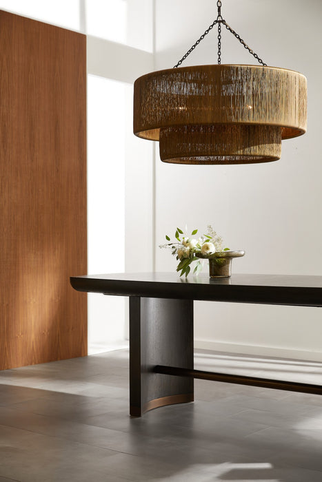 Arteriors FRI16 Dining Chair, Black/Ebony/Antique Brass