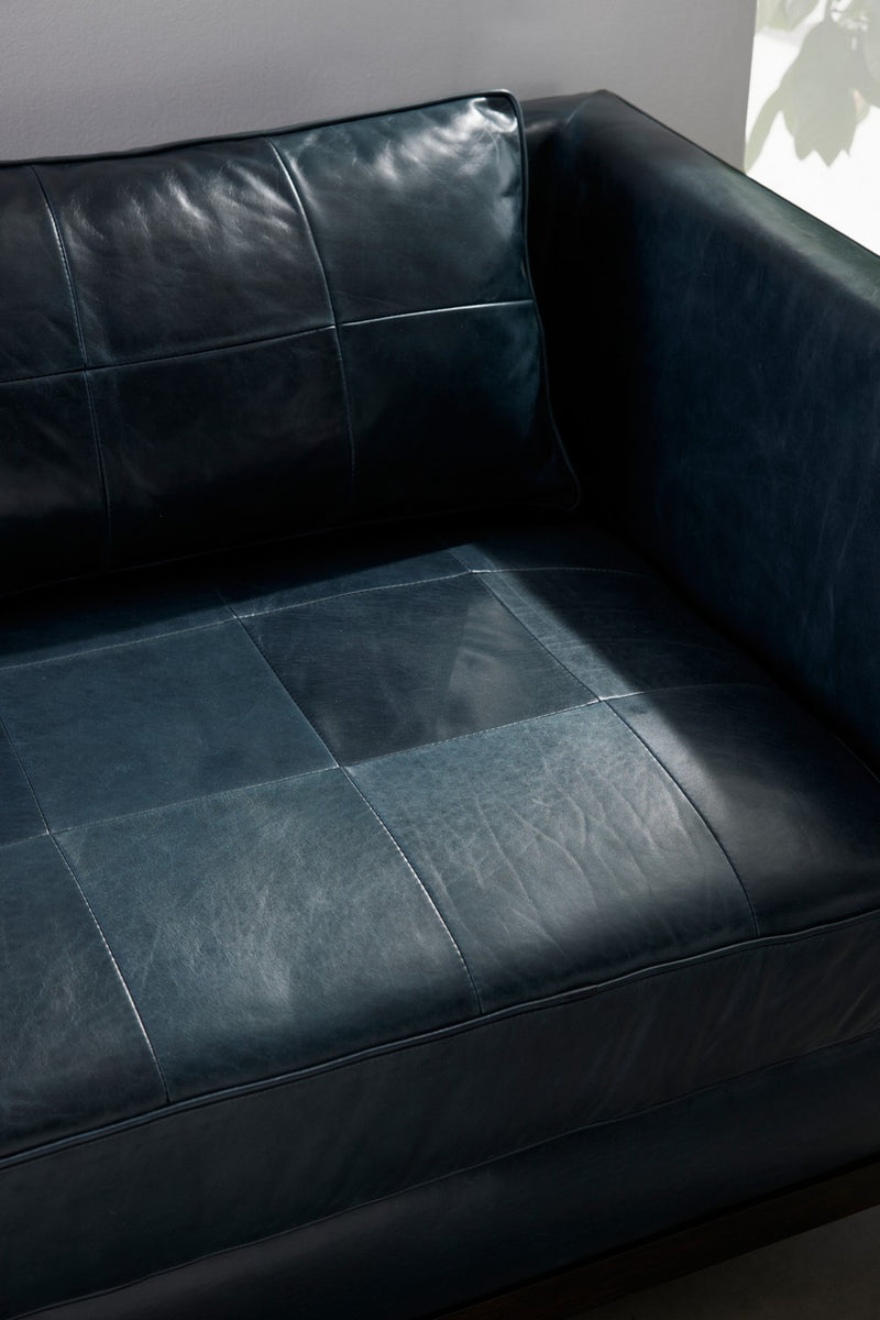 Arteriors FTU04 Chaise, Ink/Grey Ash
