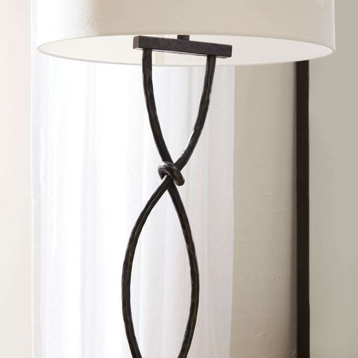 Arteriors PFI11-SH036 One Light Floor Lamp, Blackened/White/White/White