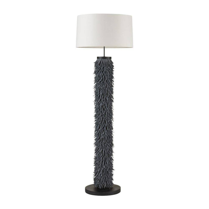 Arteriors PFS03-427 One Light Floor Lamp, Matte Blue Gray/Ebony/Bronze/Off-White/Off-White