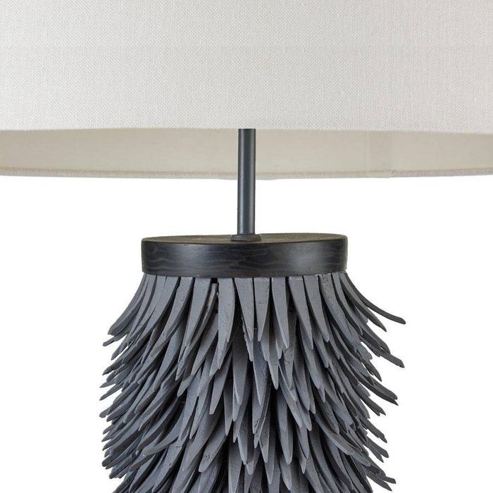 Arteriors PFS03-427 One Light Floor Lamp, Matte Blue Gray/Ebony/Bronze/Off-White/Off-White