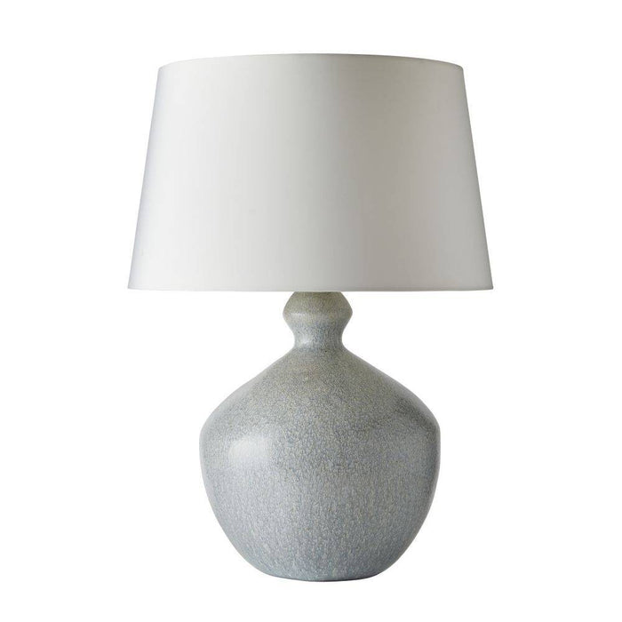 Arteriors PTC32-591 One Light Table Lamp, Icy Morn/Antique Brass/Off-White/Off-White