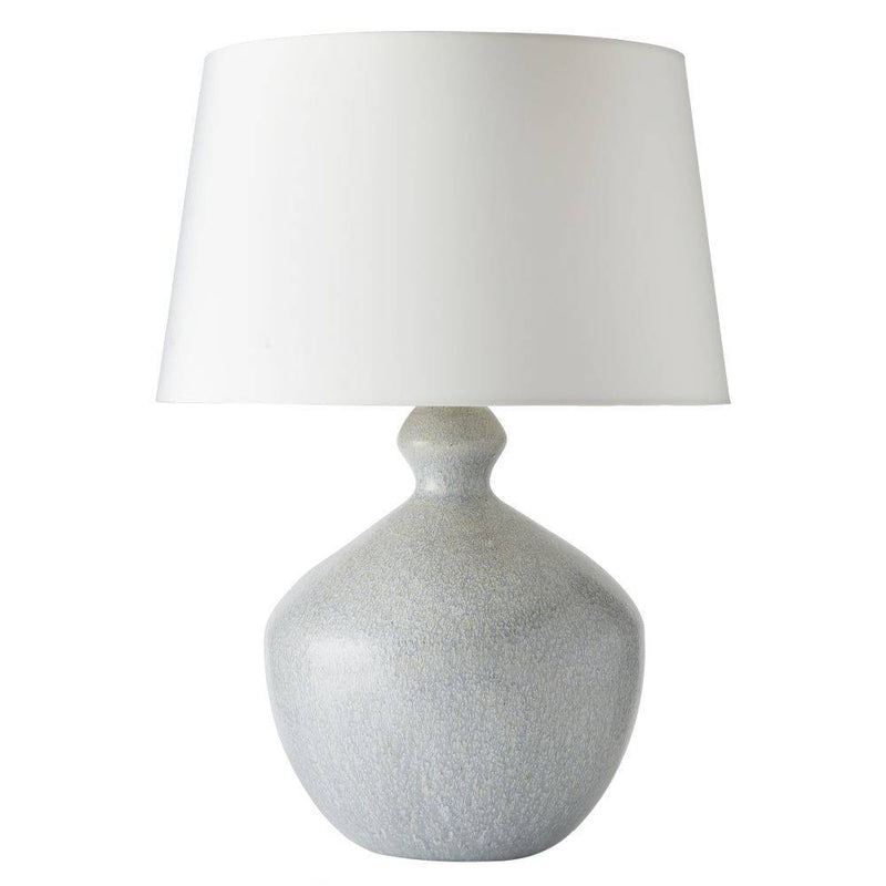 Arteriors PTC32-591 One Light Table Lamp, Icy Morn/Antique Brass/Off-White/Off-White