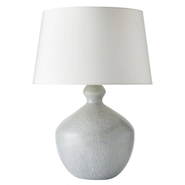 Arteriors PTC32-591 One Light Table Lamp, Icy Morn/Antique Brass/Off-White/Off-White