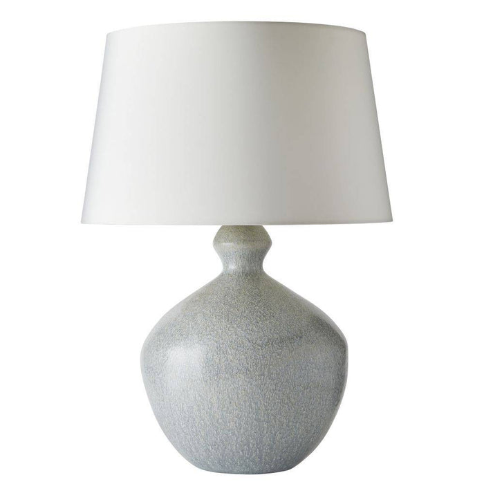 Arteriors PTC32-591 One Light Table Lamp, Icy Morn/Antique Brass/Off-White/Off-White
