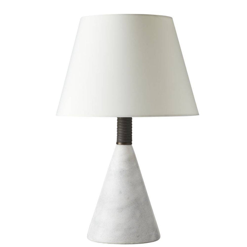 Arteriors PTC38-SH039 One Light Table Lamp, White/Graphite/Heritage Brass/Ivory