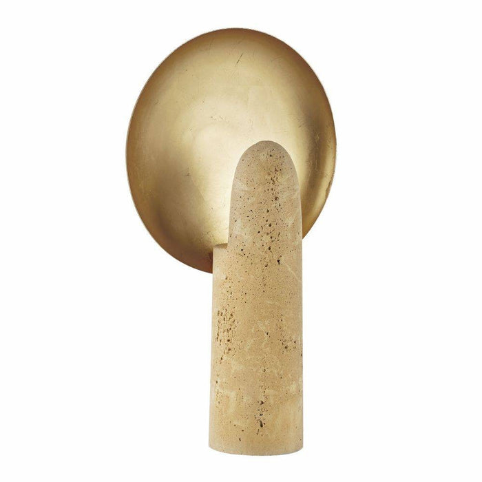 Arteriors PTC42 One Light Table Lamp, Sand/Antique Brass
