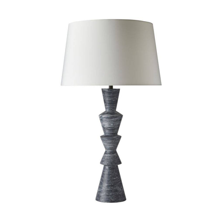 Arteriors PTC45-SH046 One Light Table Lamp, Galaxy/Bronze/Off-White/Off-White