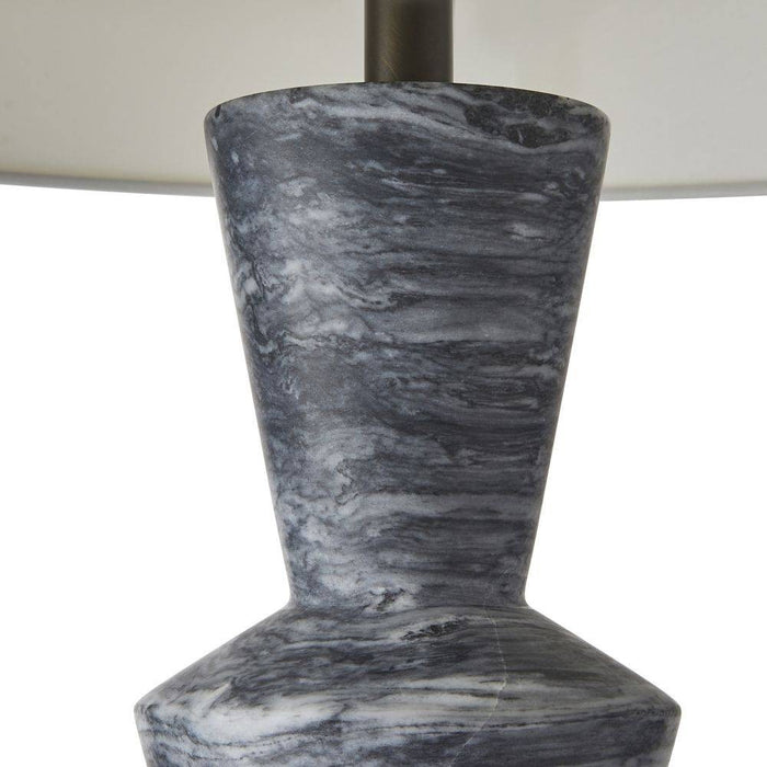 Arteriors PTC45-SH046 One Light Table Lamp, Galaxy/Bronze/Off-White/Off-White