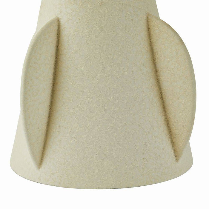 Arteriors PTE08-486 One Light Table Lamp, Antique Brass/White/White