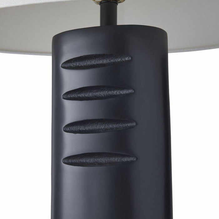 Arteriors PTI13-943 One Light Table Lamp, Bronze/White/White