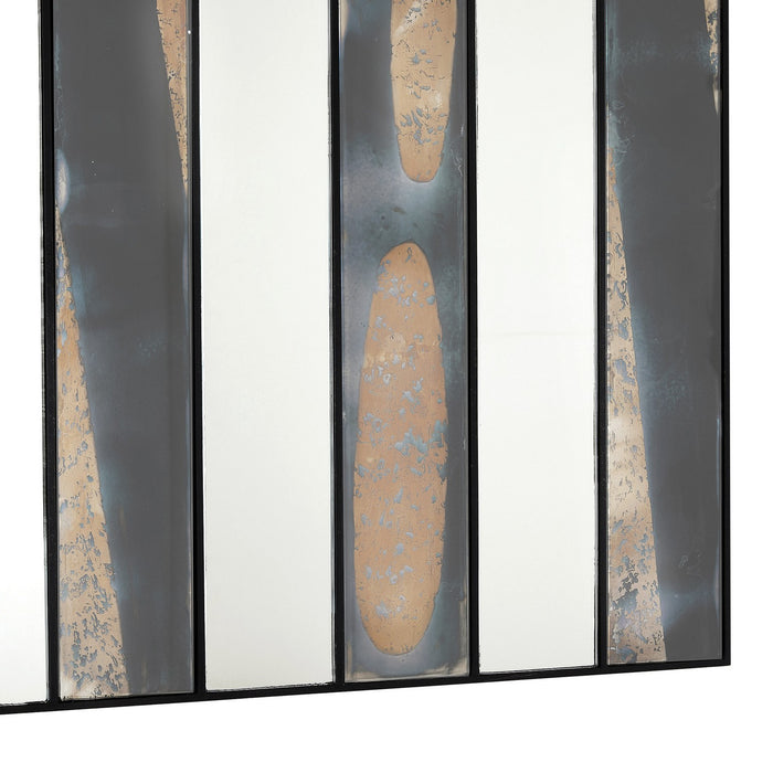 Arteriors WDI02 Mirror, Blackened Iron/Dark Antique/Plain