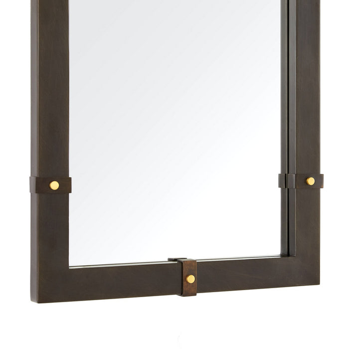 Arteriors WMC02 Mirror, English Bronze/Antique Brass/Plain