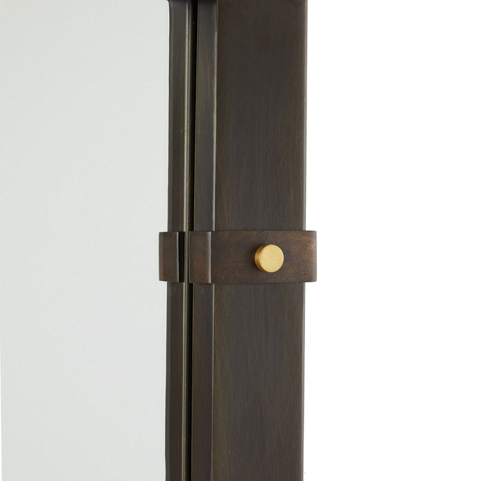 Arteriors WMC02 Mirror, English Bronze/Antique Brass/Plain