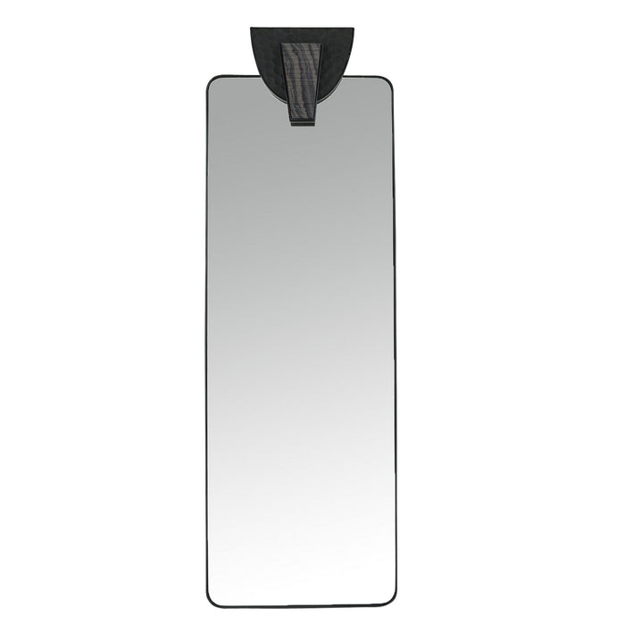 Arteriors WMI37 Floor Mirror, Blackened Iron/Plain/Ebony/Black