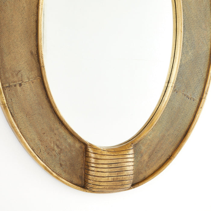 Arteriors WMI41 Mirror, Antique Brass/Plain