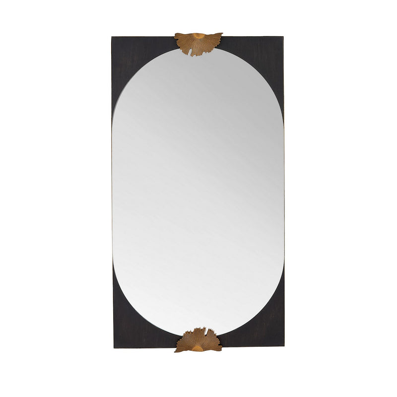 Arteriors WMI44 Mirror, Antique Brass/Ebony/Antique Brass