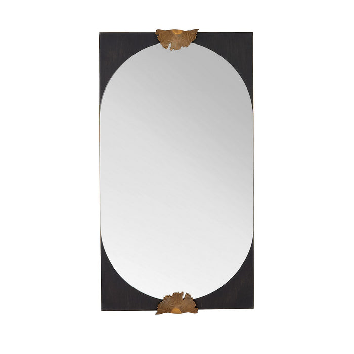 Arteriors WMI44 Mirror, Antique Brass/Ebony/Antique Brass