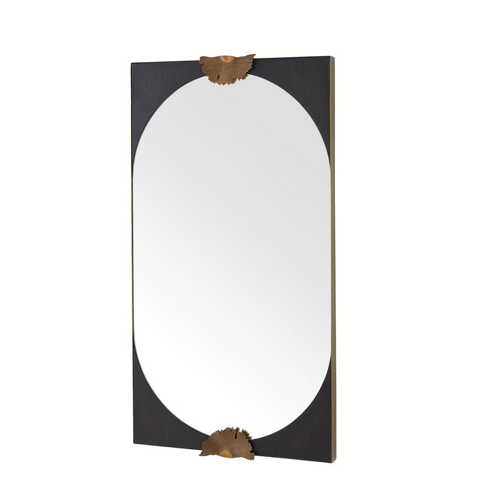 Arteriors WMI44 Mirror, Antique Brass/Ebony/Antique Brass