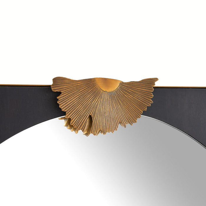 Arteriors WMI44 Mirror, Antique Brass/Ebony/Antique Brass