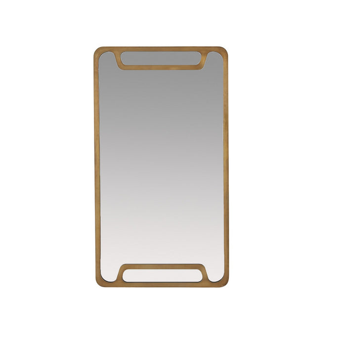 Arteriors WMI49 Mirror, Vintage Brass/Plain