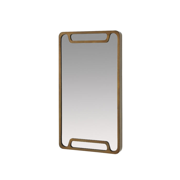 Arteriors WMI49 Mirror, Vintage Brass/Plain