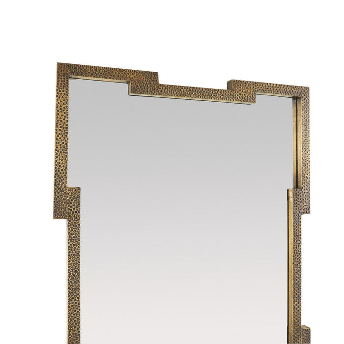 Arteriors WMI52 Mirror, Antique Brass/Plain