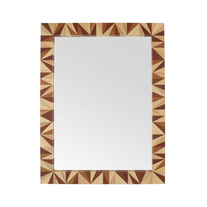 Arteriors WMS04 Mirror, Blonde Straw Marquetry/Plain