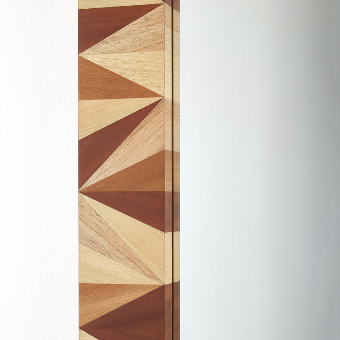 Arteriors WMS04 Mirror, Blonde Straw Marquetry/Plain
