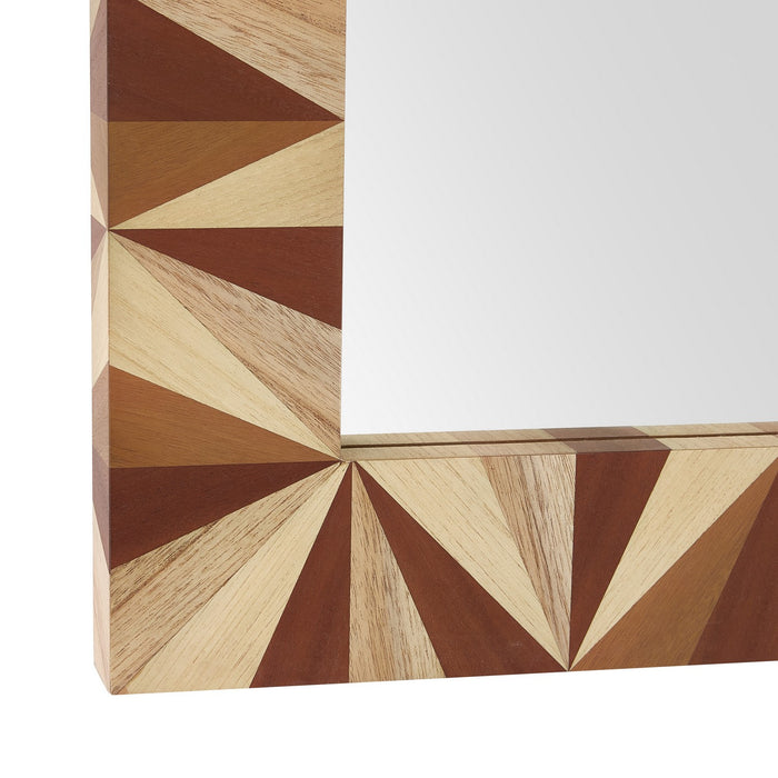 Arteriors WMS04 Mirror, Blonde Straw Marquetry/Plain