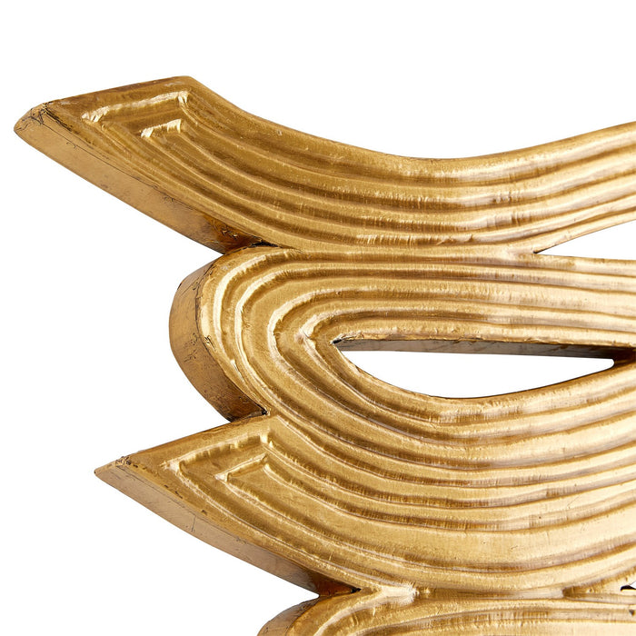 Arteriors WPI04 Plaque, Antique Brass