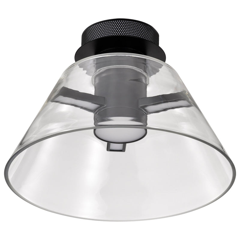 Nuvo Lighting 62-2063 LED Semi Flush Mount, Matte Black