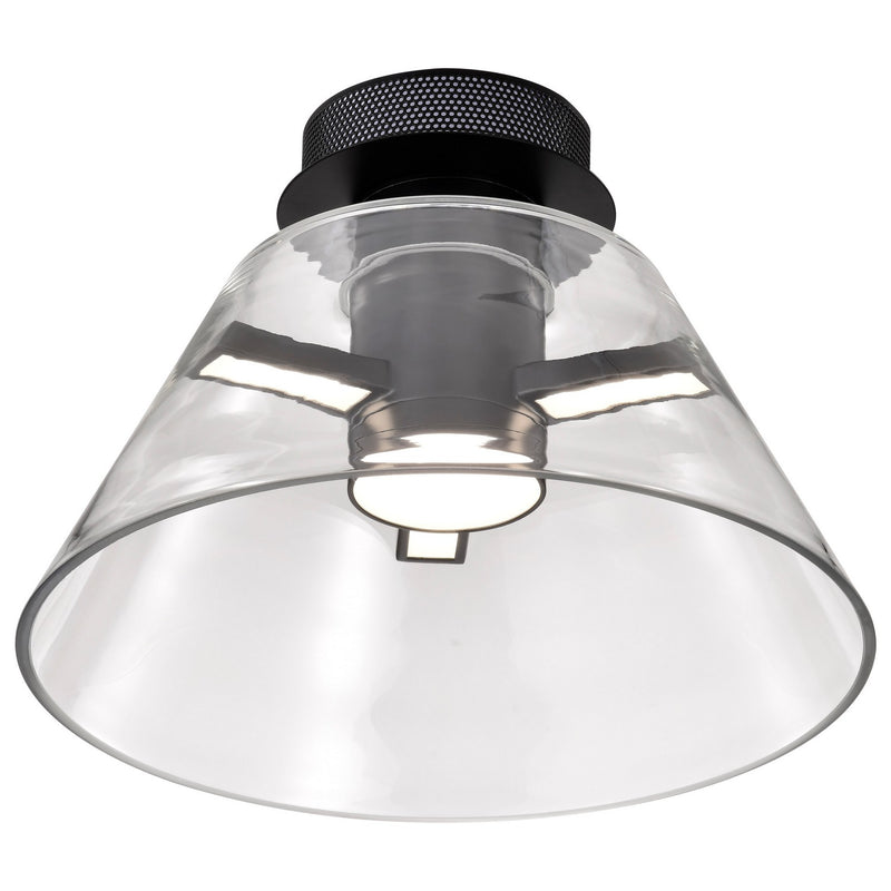 Nuvo Lighting 62-2063 LED Semi Flush Mount, Matte Black