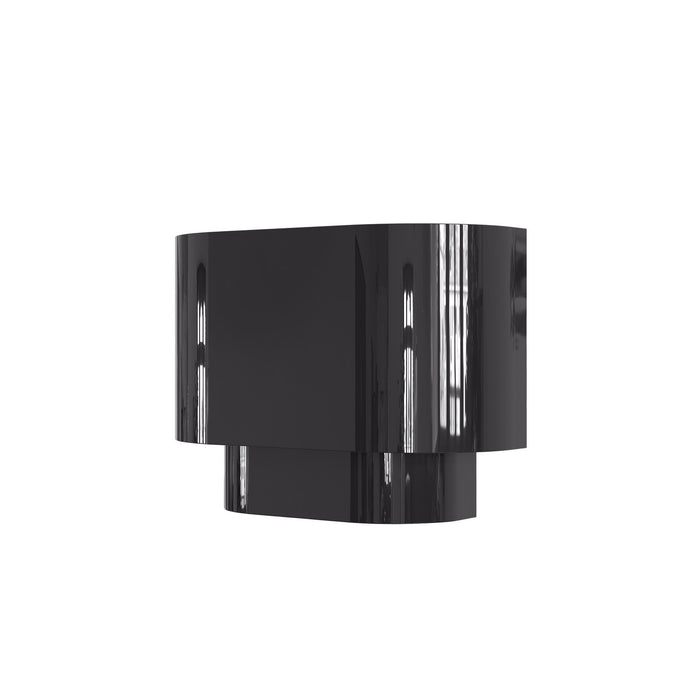 Livex Lighting 50299-68 One Light Wall Sconce, Shiny Black