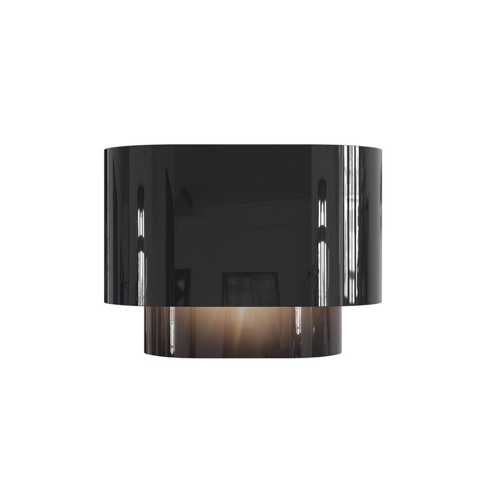 Livex Lighting 50299-68 One Light Wall Sconce, Shiny Black