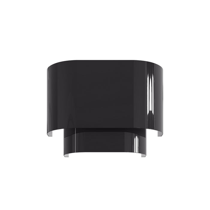 Livex Lighting 50299-68 One Light Wall Sconce, Shiny Black