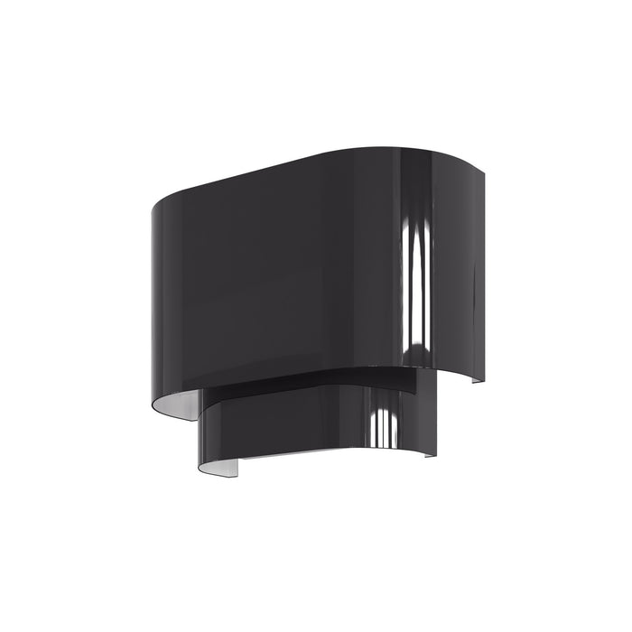 Livex Lighting 50299-68 One Light Wall Sconce, Shiny Black