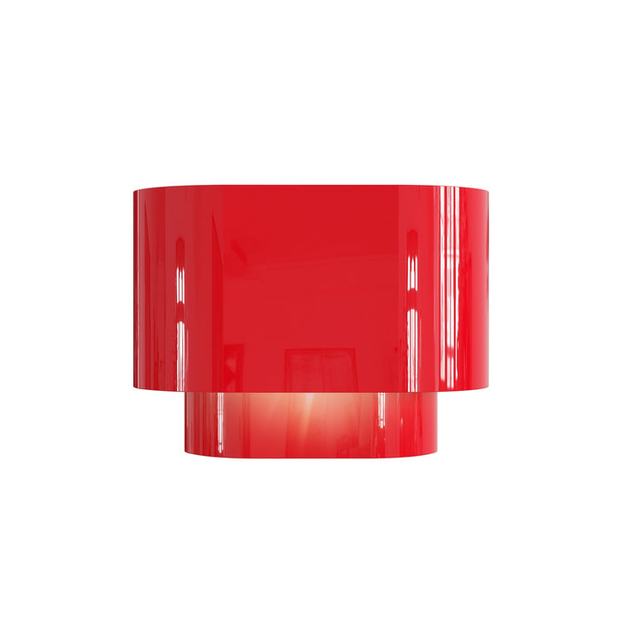 Livex Lighting 50299-72 One Light Wall Sconce, Shiny Red