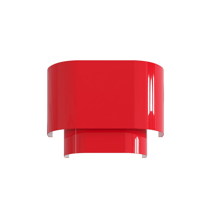 Livex Lighting 50299-72 One Light Wall Sconce, Shiny Red