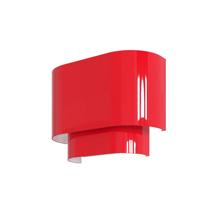 Livex Lighting 50299-72 One Light Wall Sconce, Shiny Red