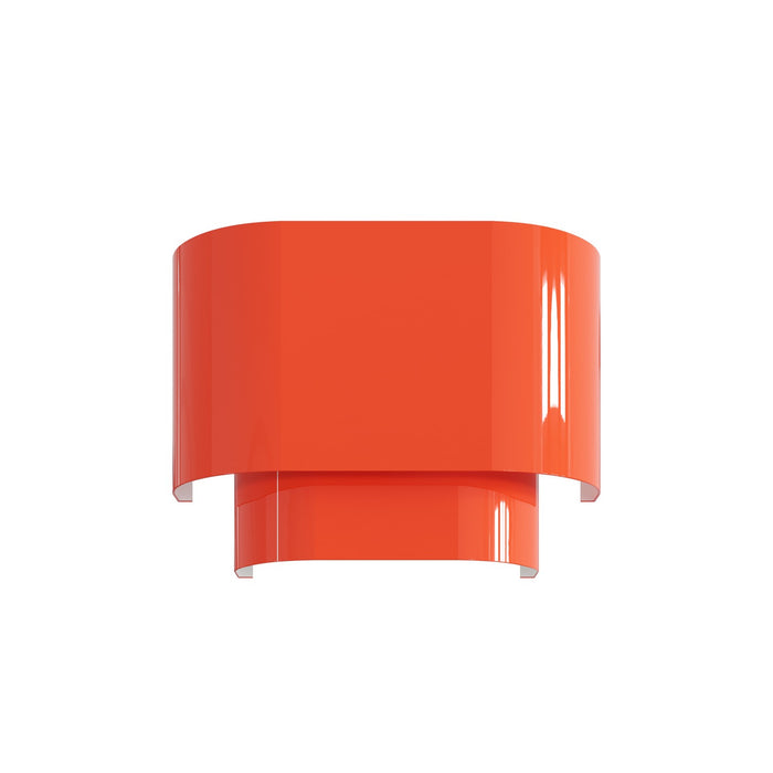 Livex Lighting 50299-77 One Light Wall Sconce, Shiny Orange