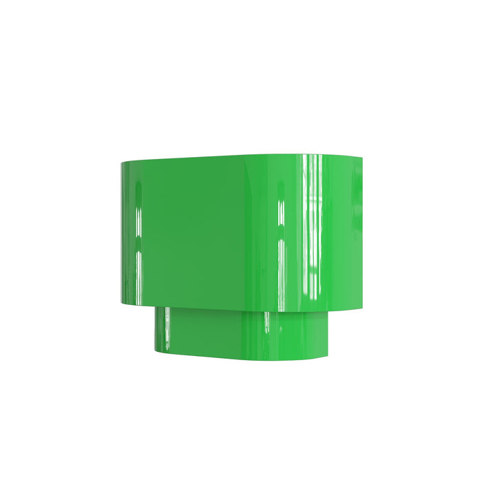 Livex Lighting 50299-78 One Light Wall Sconce, Shiny Apple Green