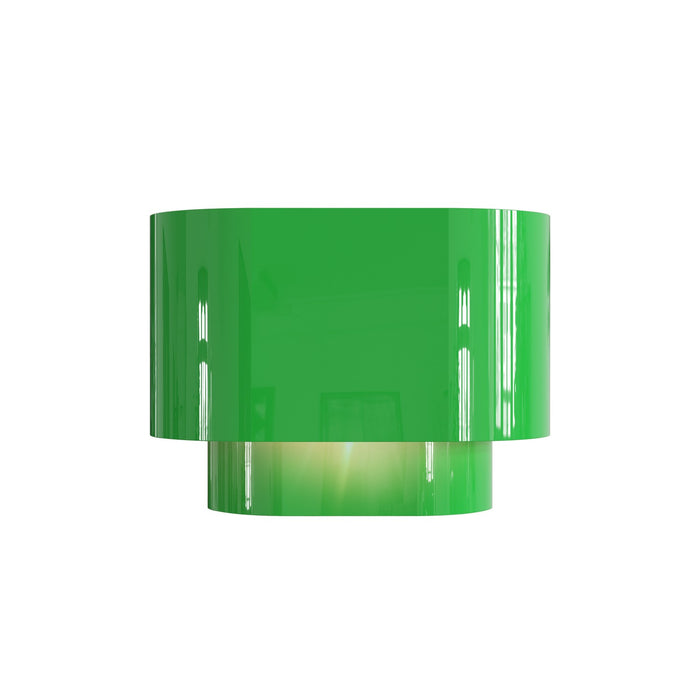 Livex Lighting 50299-78 One Light Wall Sconce, Shiny Apple Green